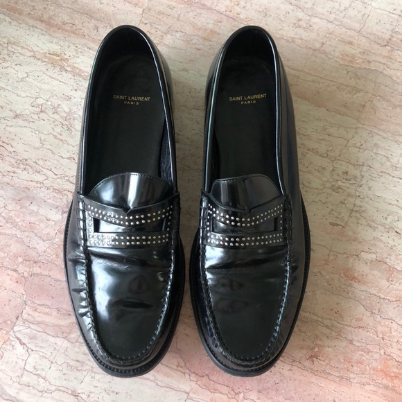 Saint Laurent Other - Saint Laurent Patent Penny Loafers size 44
